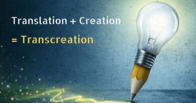 transcreation=translation + creation